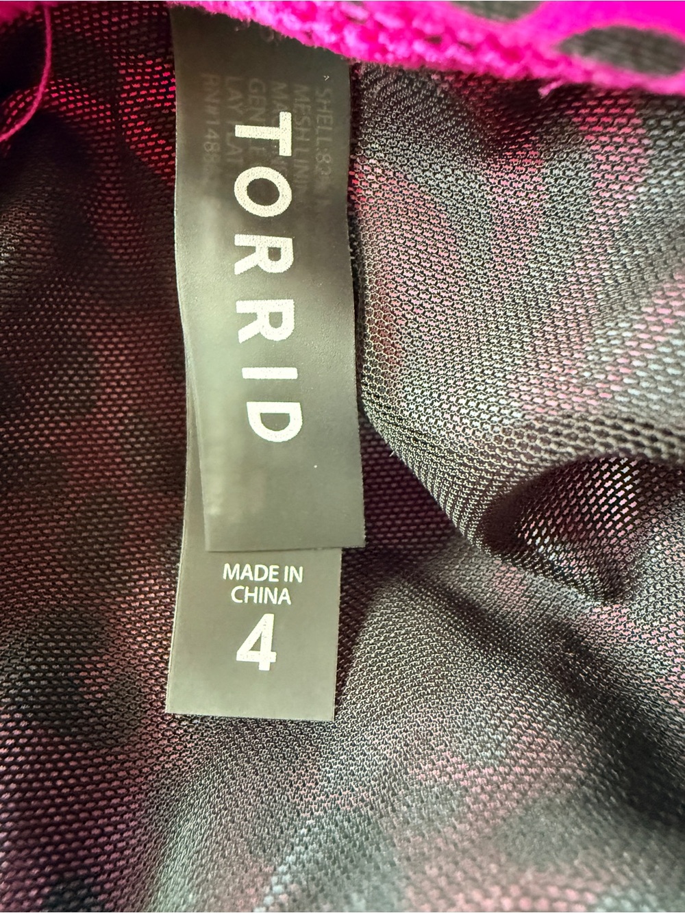 Torrid Wireless Bandeau Swim Dress Size 4X in Wild Leopard Pink Glo - Picture 3 of 8